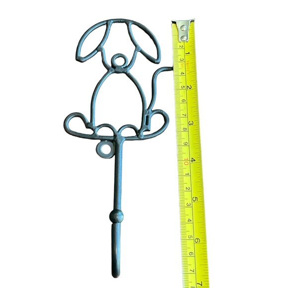 COPY - Dog Leash Wall Hook 7" Black Metal Cute Decor Pet - Picture 4 of 5